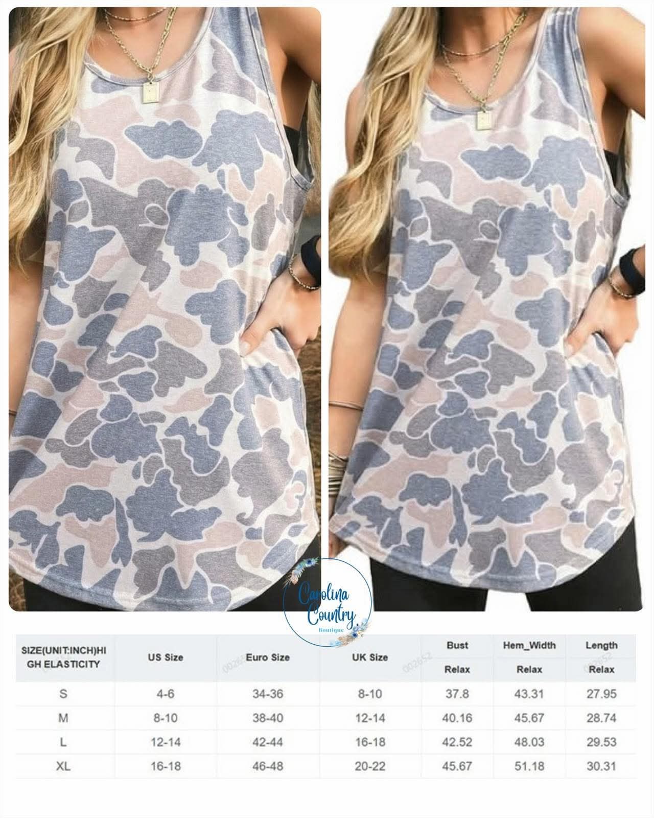 Camo tank