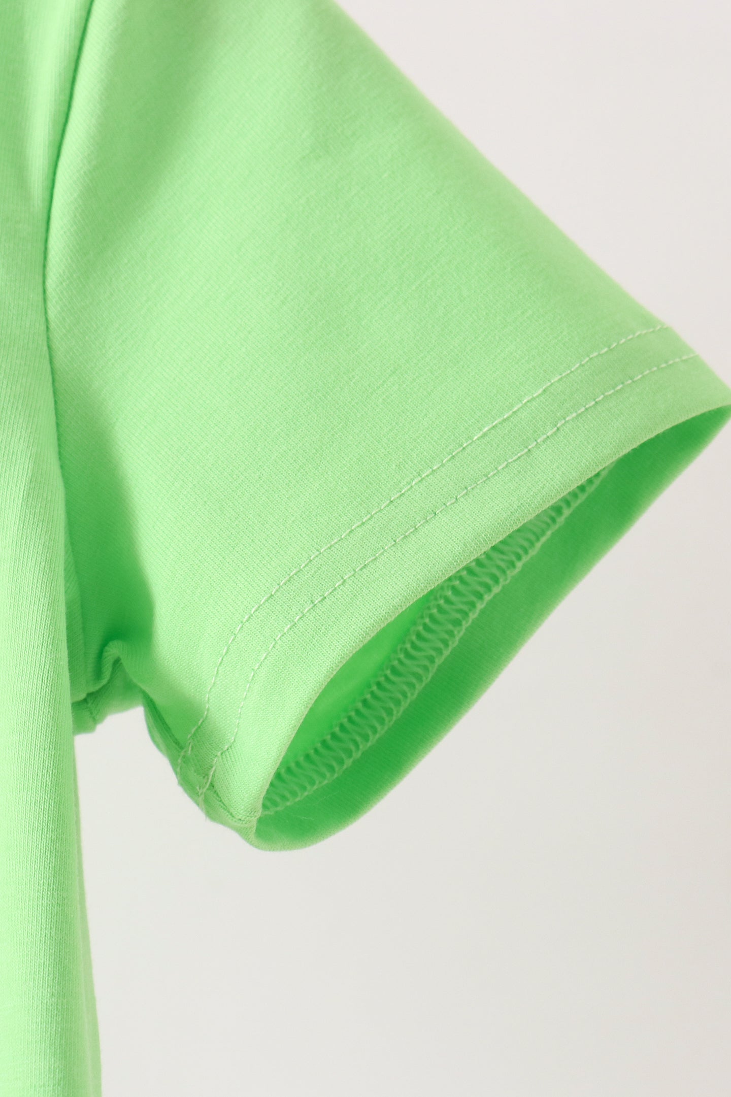 Green car embroidery top