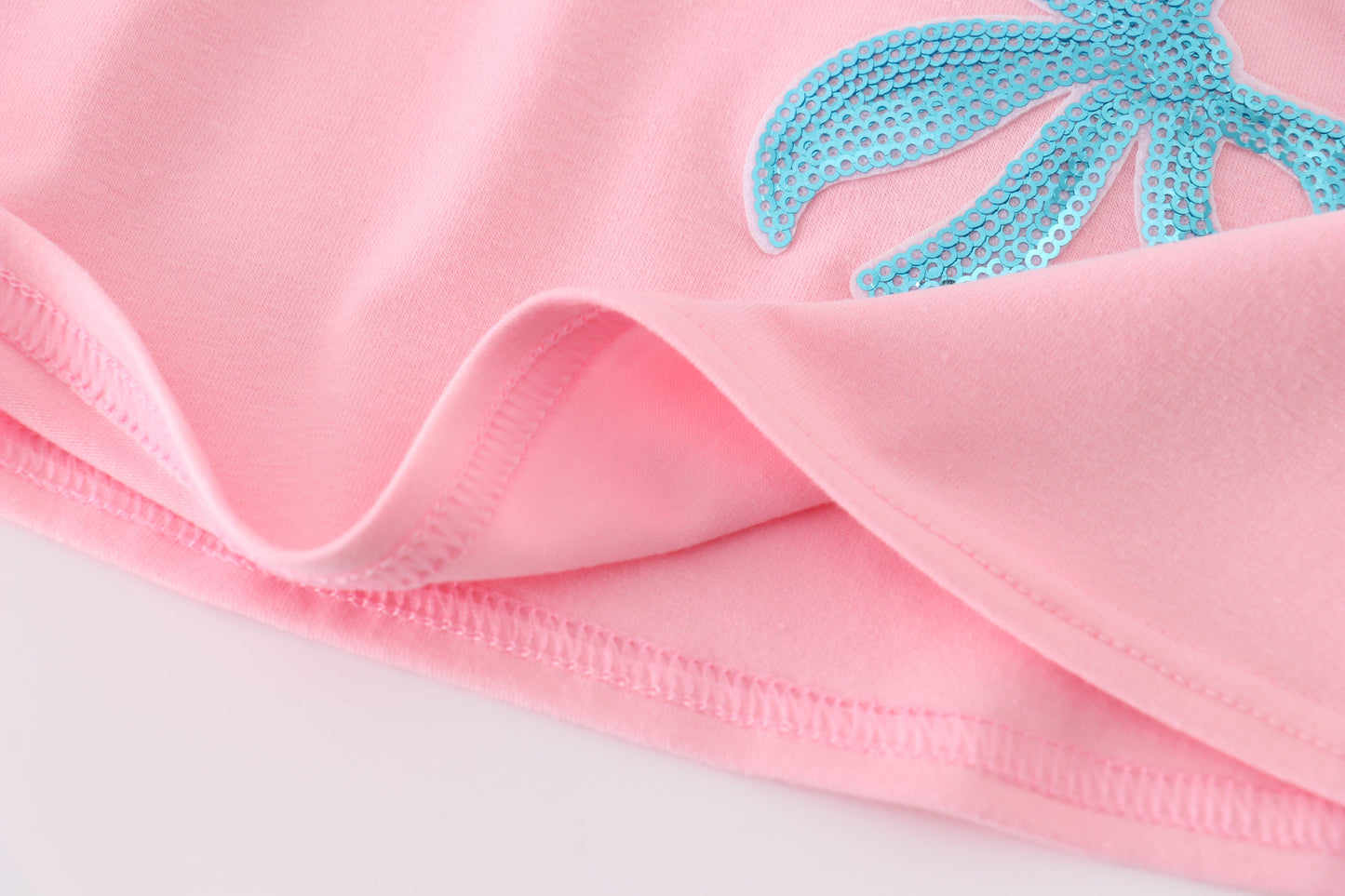 Pink bow sequin mom&me dress