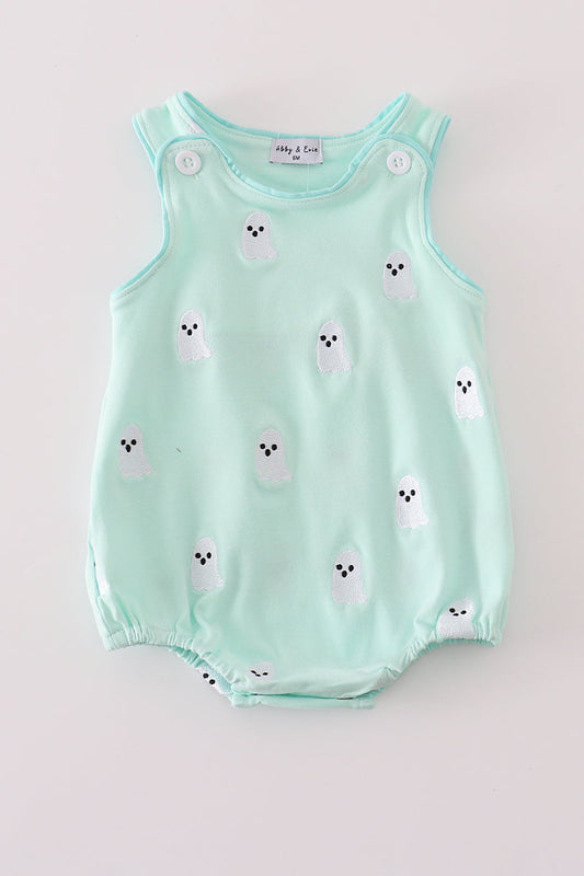 Green ghost embroidery bubble