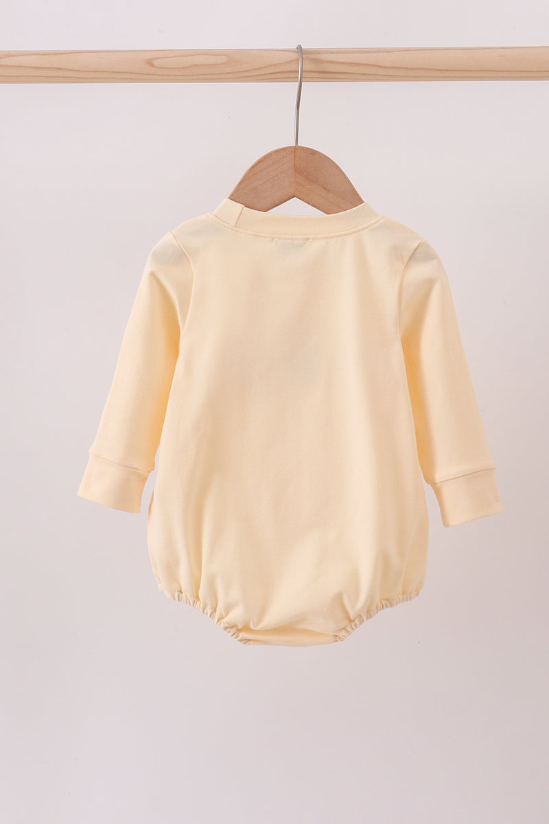 Beige turkey embroidery bubble