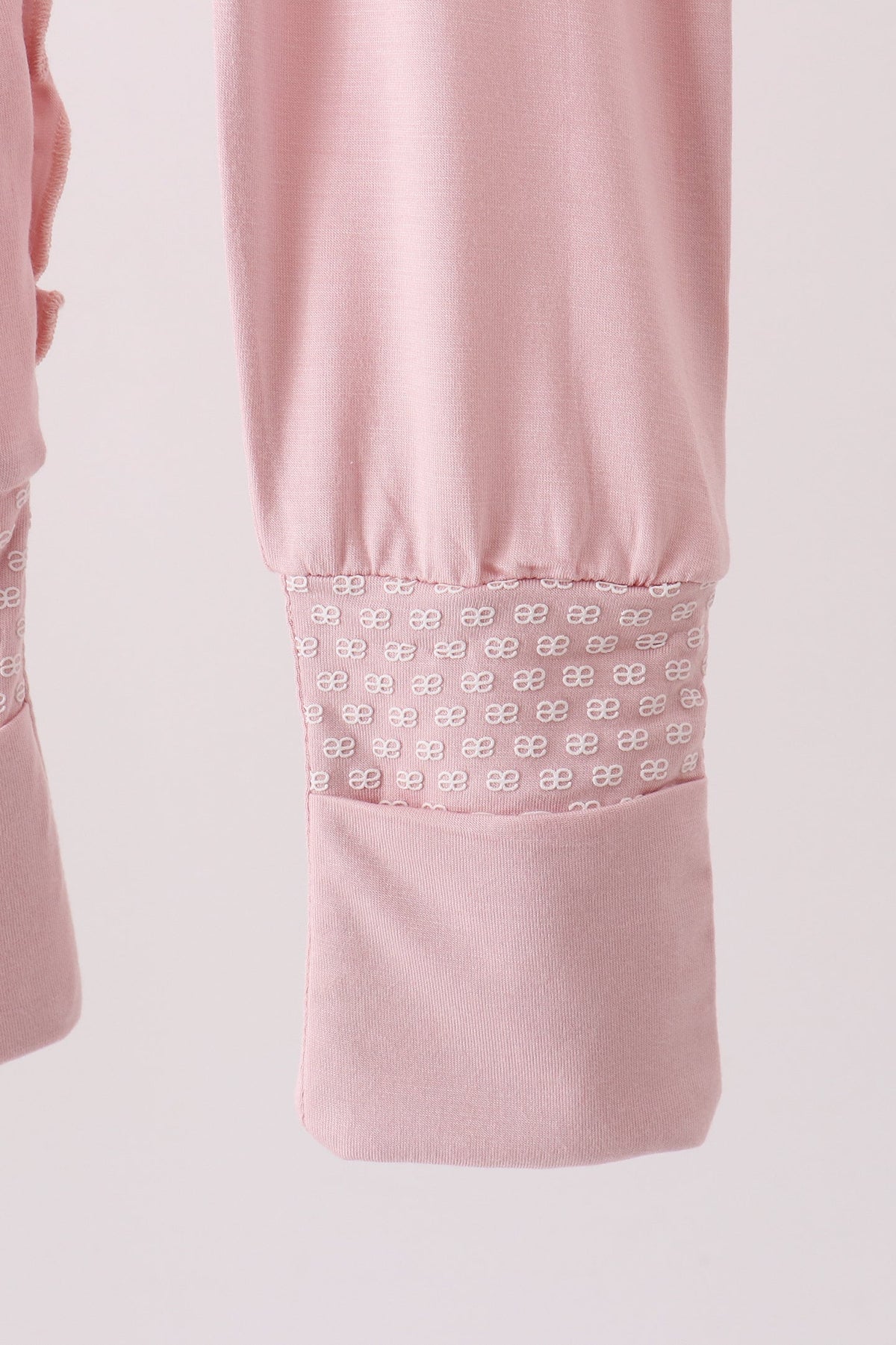 Pink ruffle zipper bamboo anti-slip romper – view 5