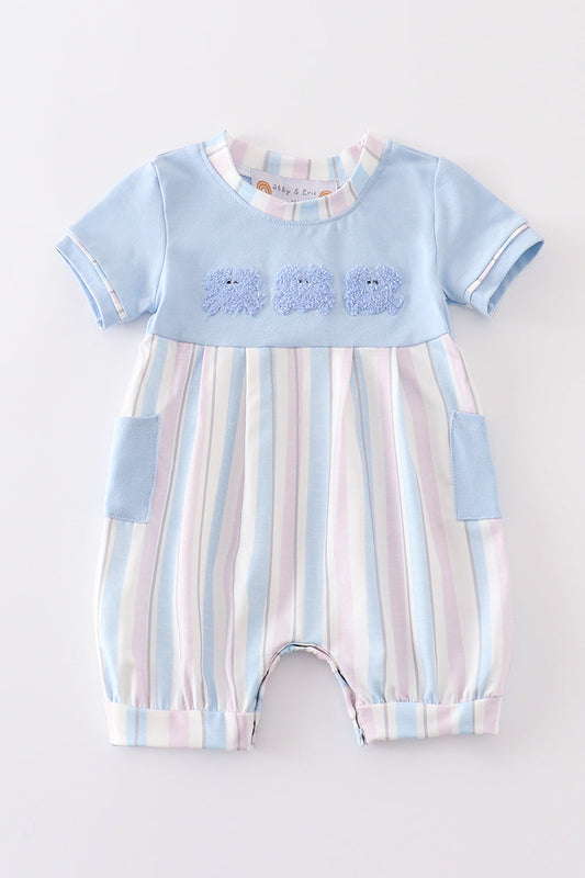 Crab french knot stripe boy bubble