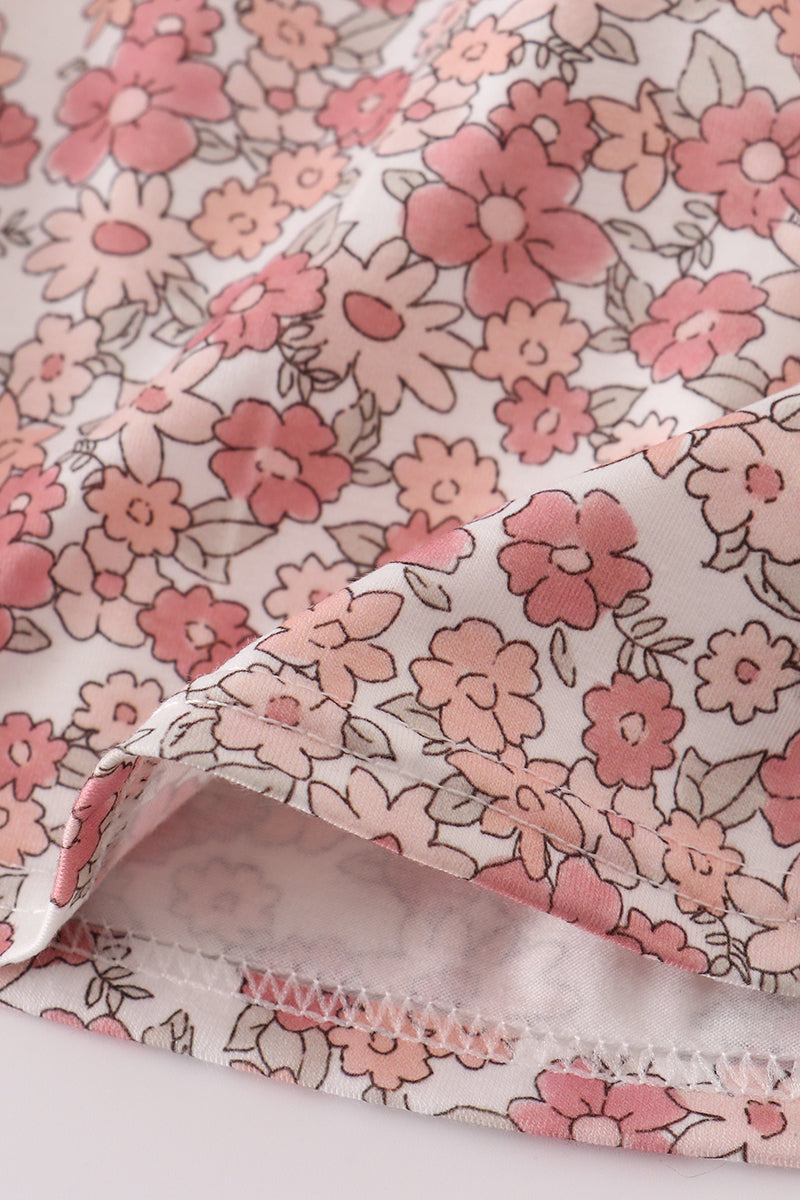 Floral print mom&me dress