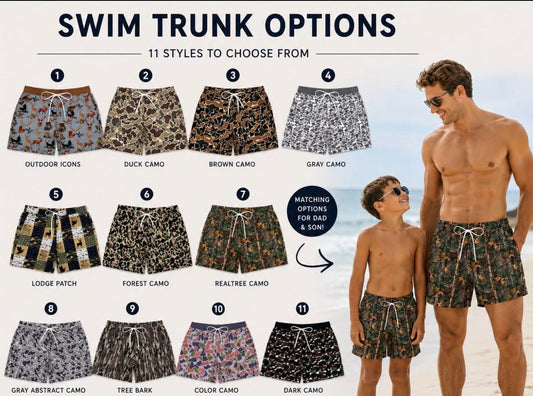 DADS pick your pattern swim shorts